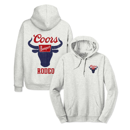 Coors Banquet Rodeo Pullover Hoodie – Ash Gray