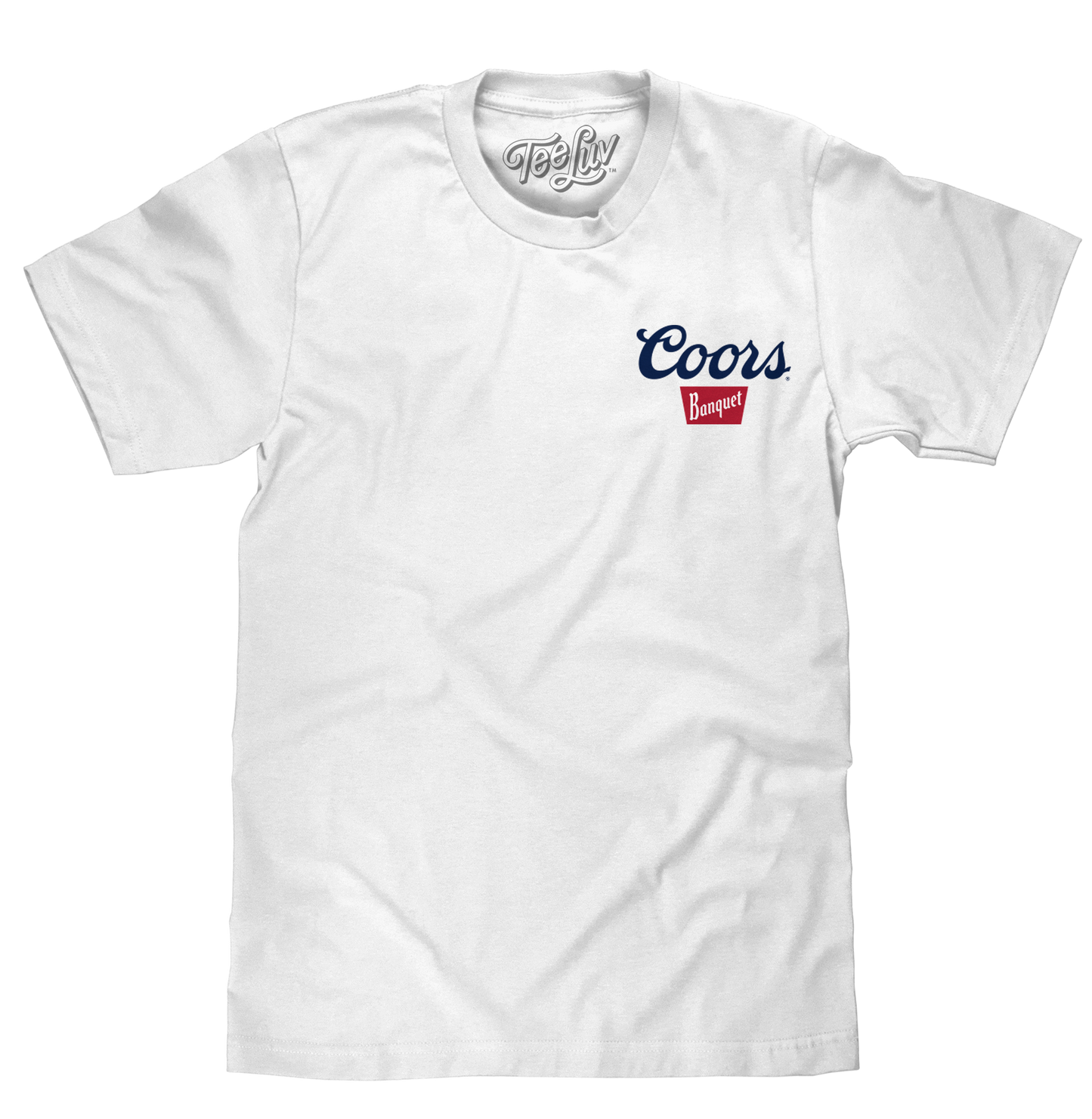 Coors Banquet Beer T-Shirt | Front & Back Print | White