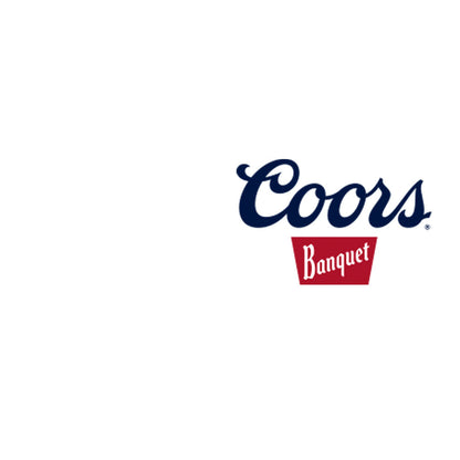 Coors Banquet Beer T-Shirt | Front & Back Print | White