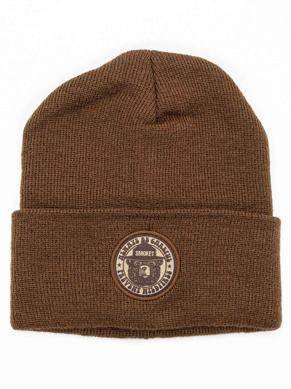 Smokey Bear Prevent Wildfires Embroidered Cuffed Beanie | Brown