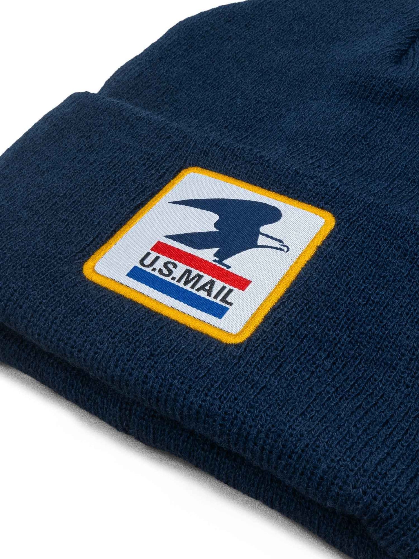 USPS Standing Eagle U.S. Mail Embroidered Cuffed Beanie | Navy
