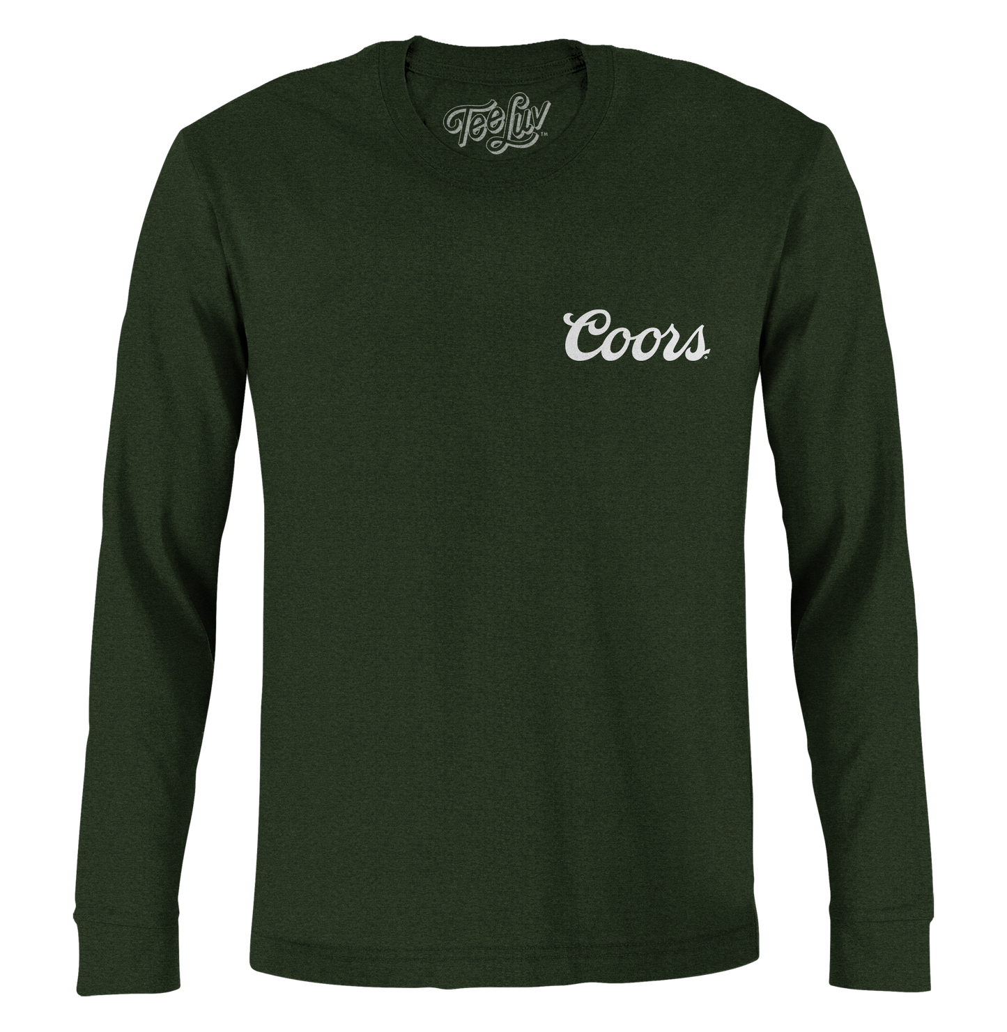 Coors Banquet Double-Sided Long Sleeve T-Shirt | Forest Green