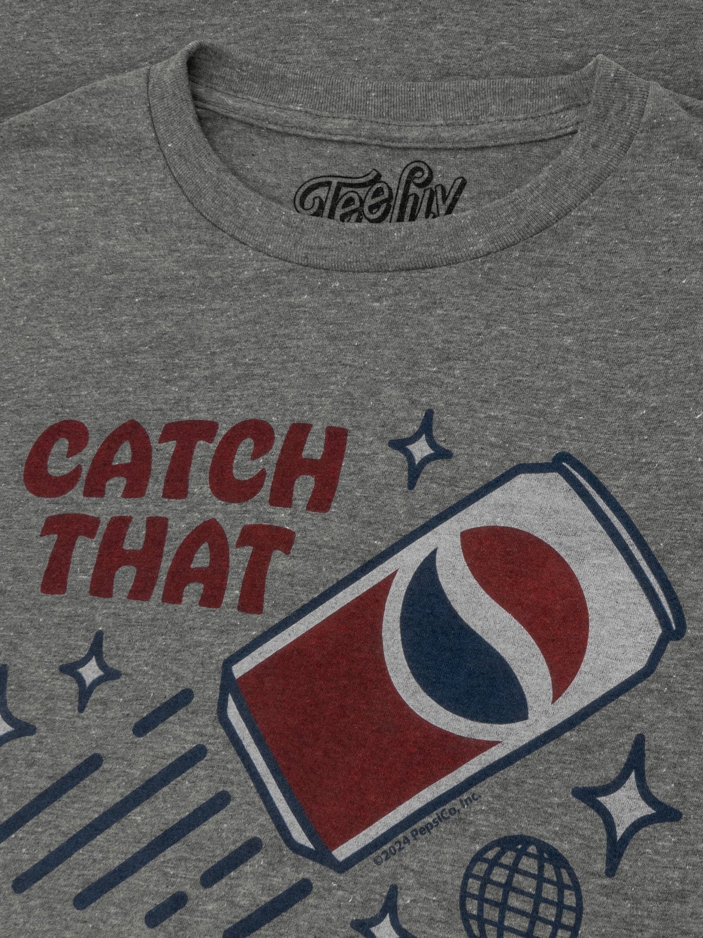 Pepsi 'Catch That Pepsi Spirit' Retro Can T-Shirt – Graphite Heather