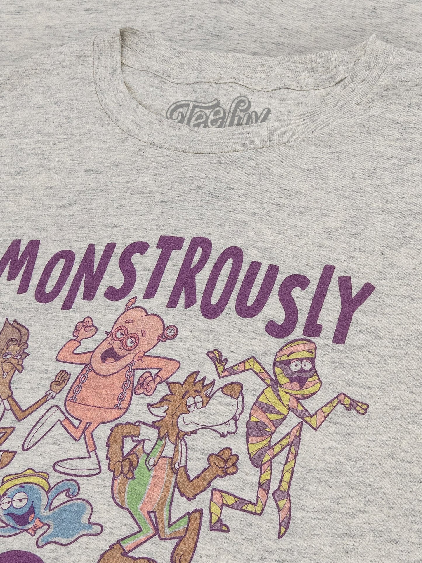 General Mills Monster Cereal 'Monstrously Good' All-Mascots T-Shirt – Heather Oatmeal