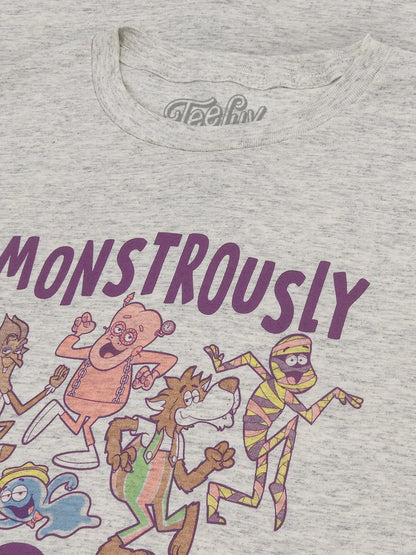 General Mills Monster Cereal 'Monstrously Good' All-Mascots T-Shirt – Heather Oatmeal