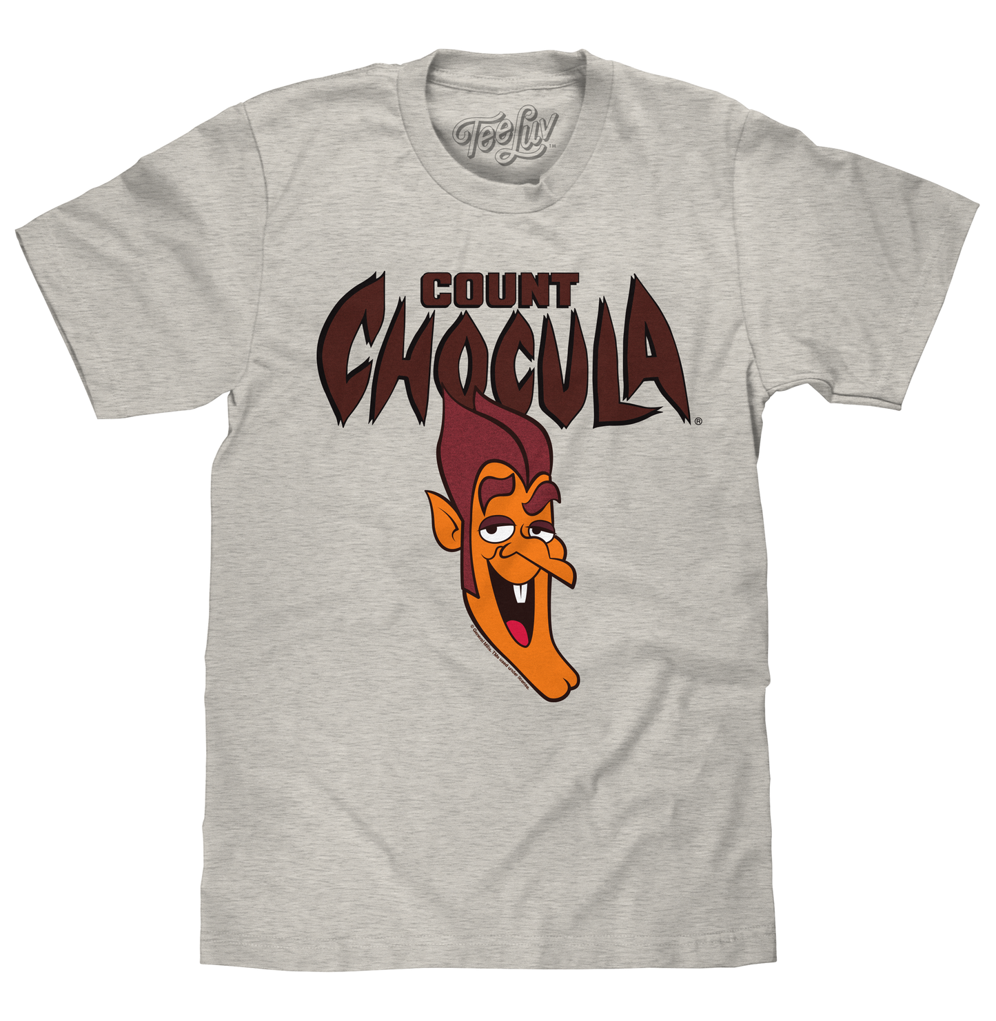 Count Chocula Monster Cereal Mascot T-Shirt – Oat Heather