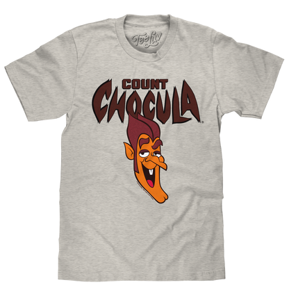 Count Chocula Monster Cereal Mascot T-Shirt – Oat Heather