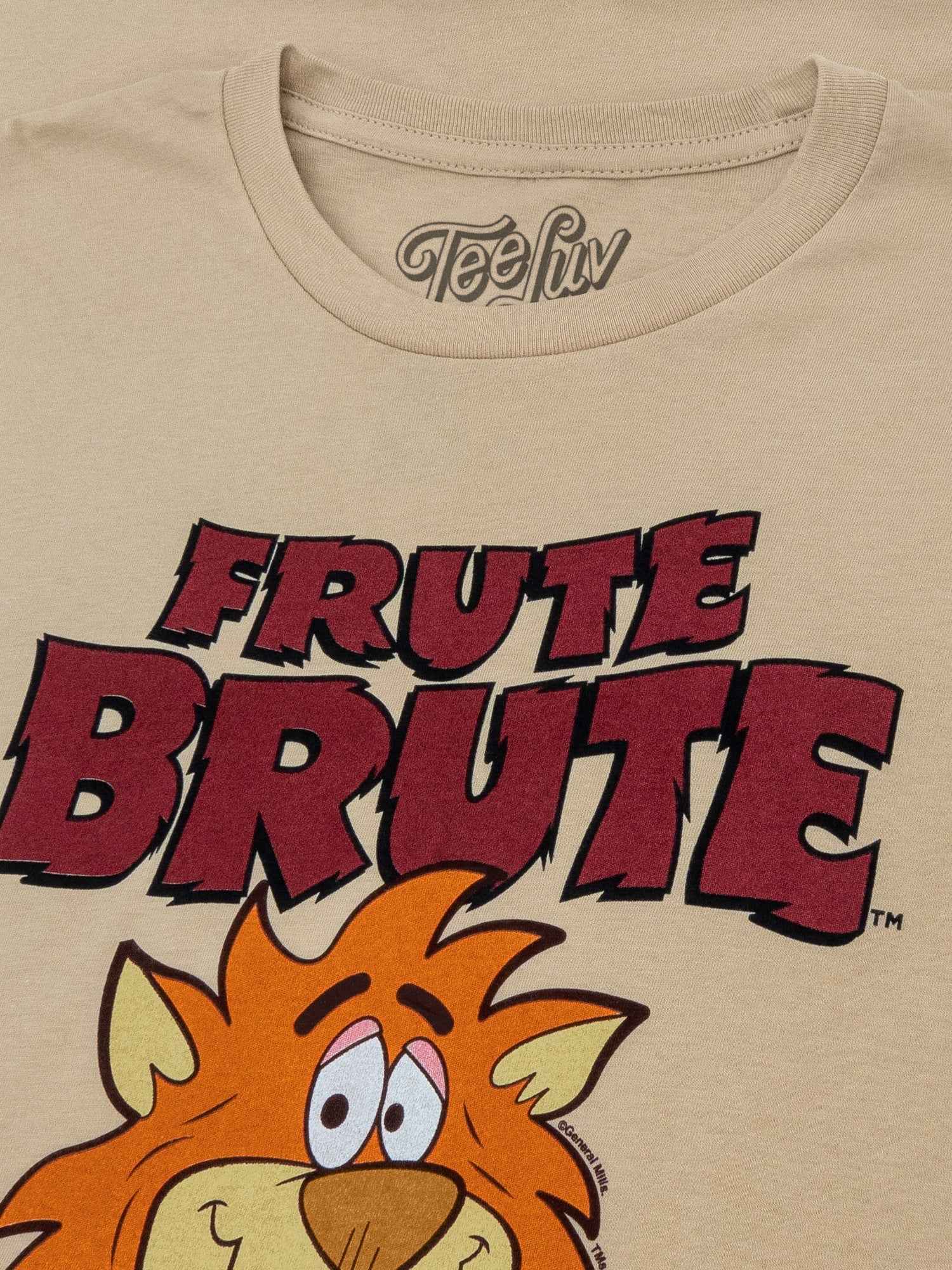 Frute Brute Monster Cereal T-Shirt | Retro 70s Werewolf Logo | Cream