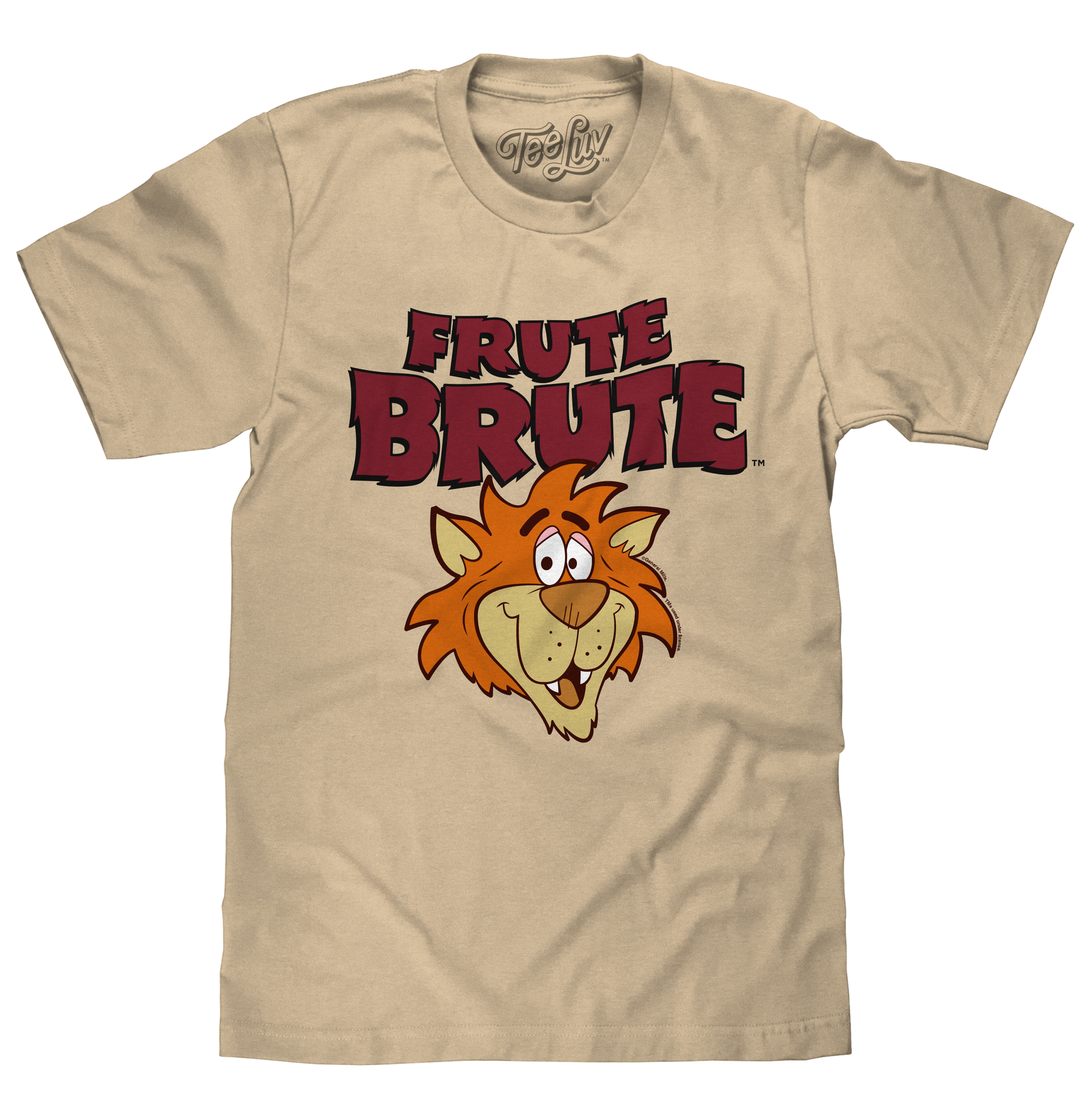 Frute Brute Monster Cereal T-Shirt | Retro 70s Werewolf Logo | Cream