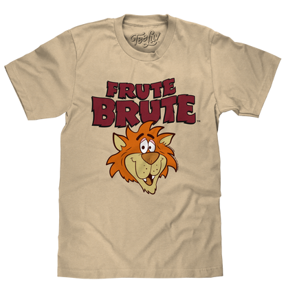 Frute Brute Monster Cereal T-Shirt | Retro 70s Werewolf Logo | Cream