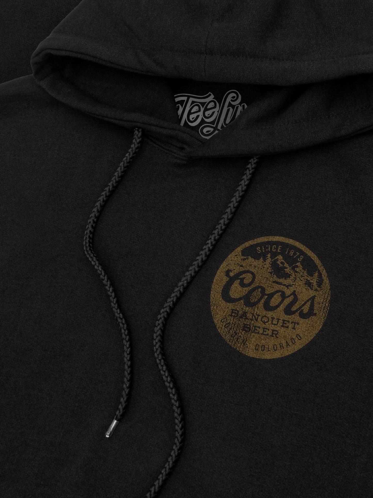 Coors Banquet Triple-Print Pullover Hoodie – Black