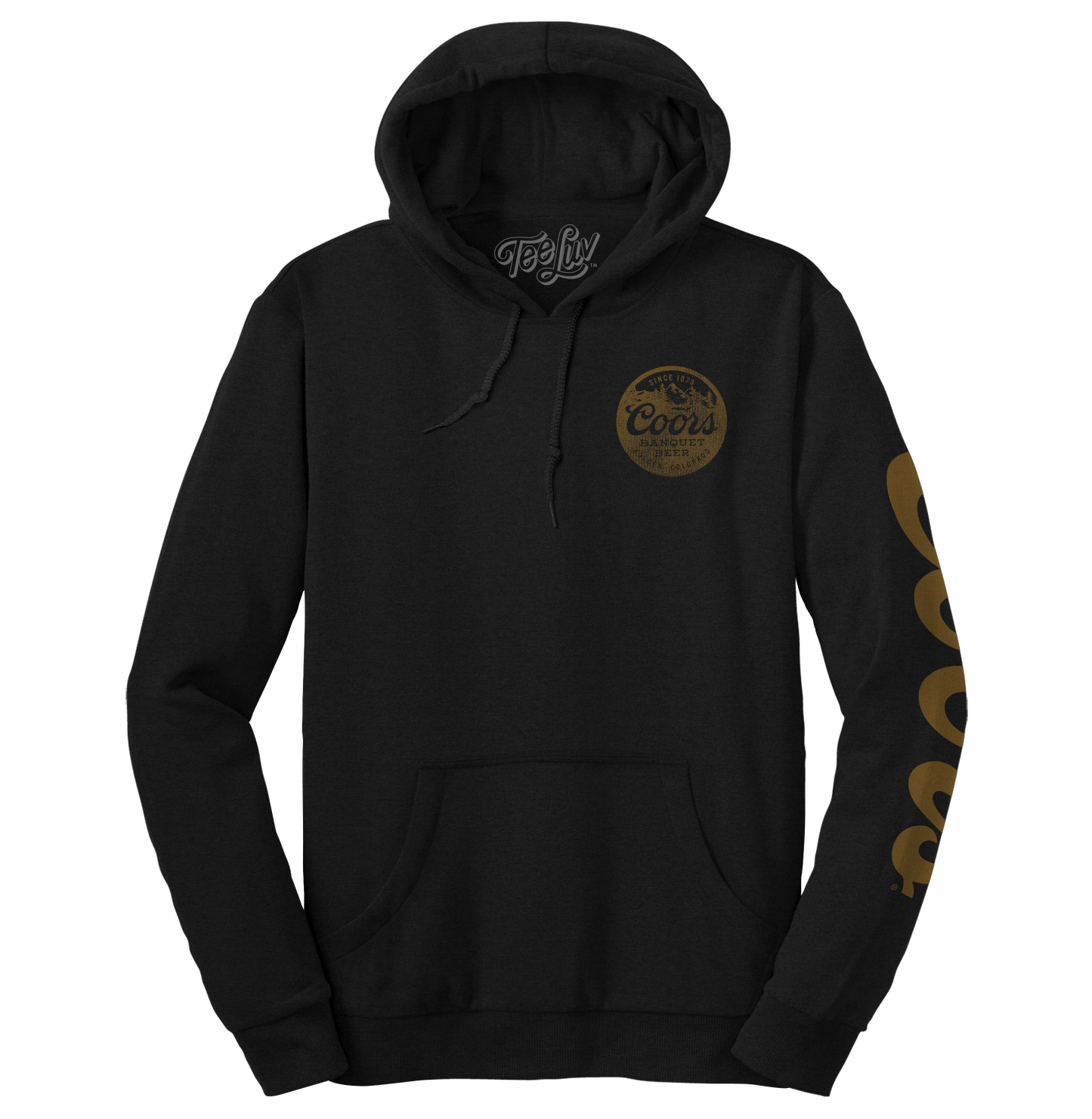 Coors Banquet Triple-Print Pullover Hoodie – Black