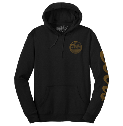 Coors Banquet Triple-Print Pullover Hoodie – Black
