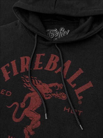 Fireball Cinnamon Whisky Dragon Pullover Hoodie – Black