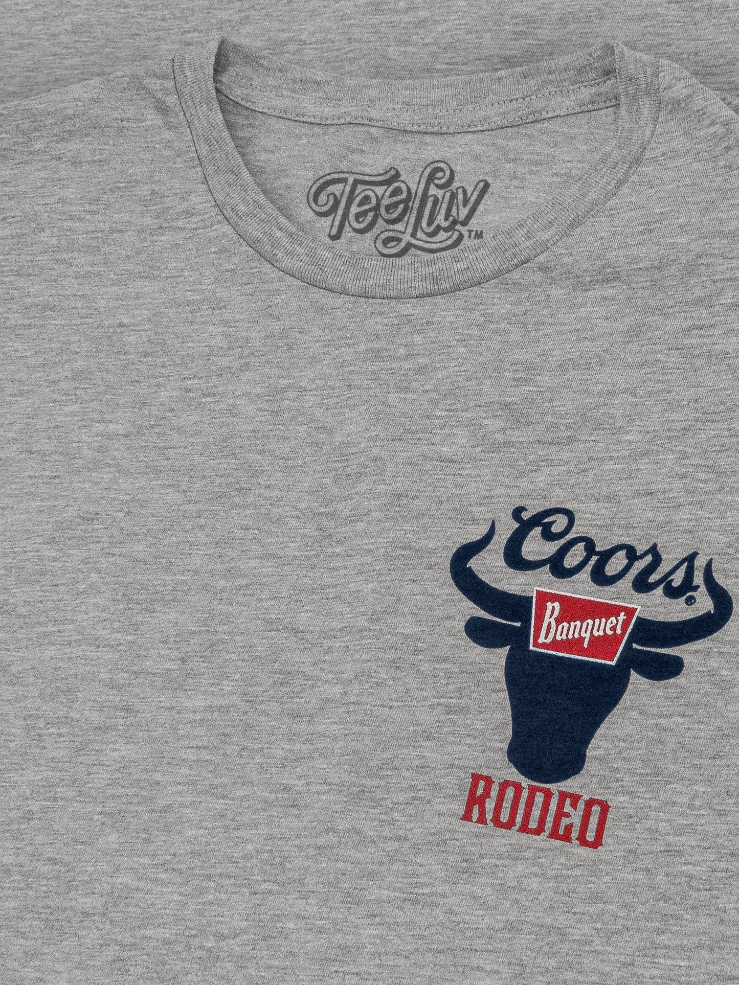 Coors Banquet Rodeo Bull Double-Sided T-Shirt – Athletic Heather