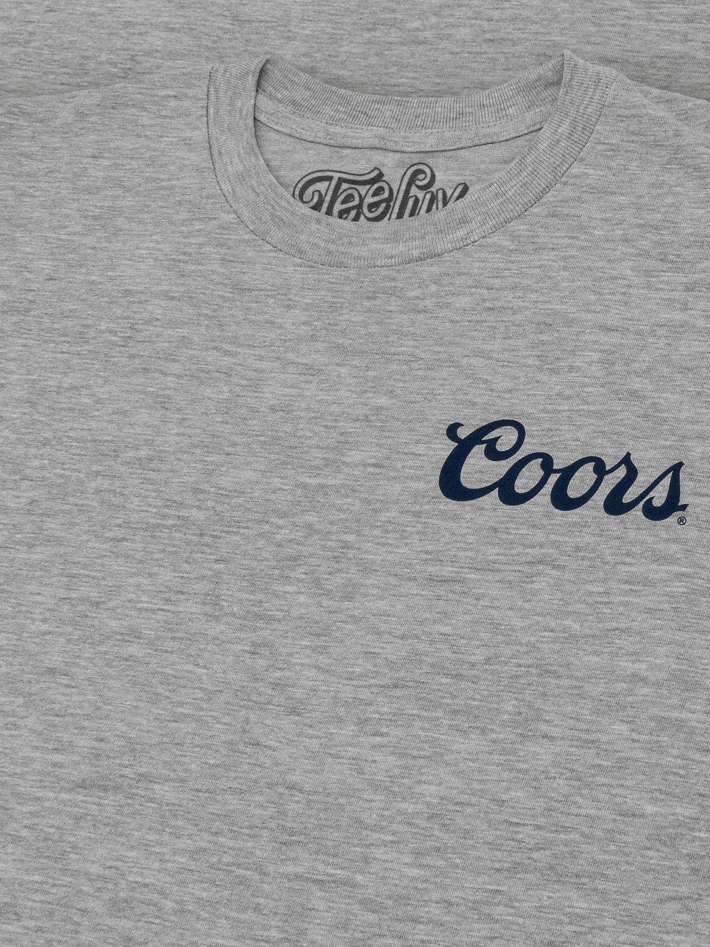 Coors Banquet "Since 1873" T-Shirt | Front & Back Print | Athletic Heather Gray