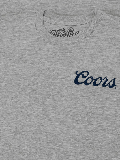 Coors Banquet "Since 1873" T-Shirt | Front & Back Print | Athletic Heather Gray