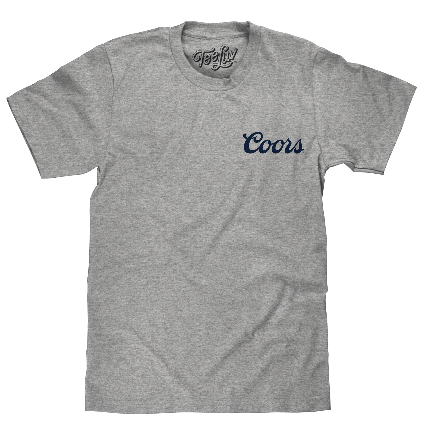 Coors Banquet "Since 1873" T-Shirt | Front & Back Print | Athletic Heather Gray