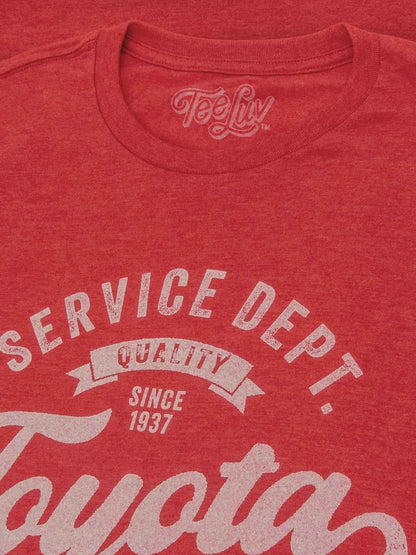 Toyota 'Service Dept. Premium Parts' Quality Since 1937 T-Shirt – Heather Red