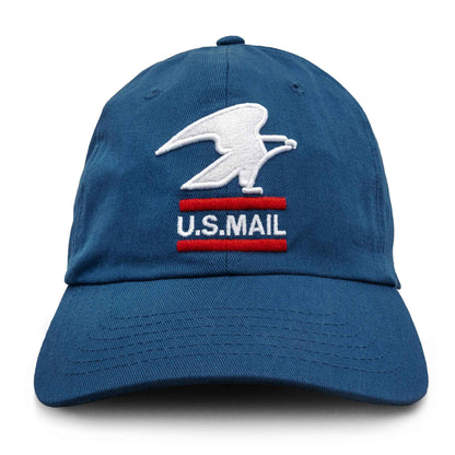 USPS U.S. Mail Eagle Embroidered Baseball Cap | Blue