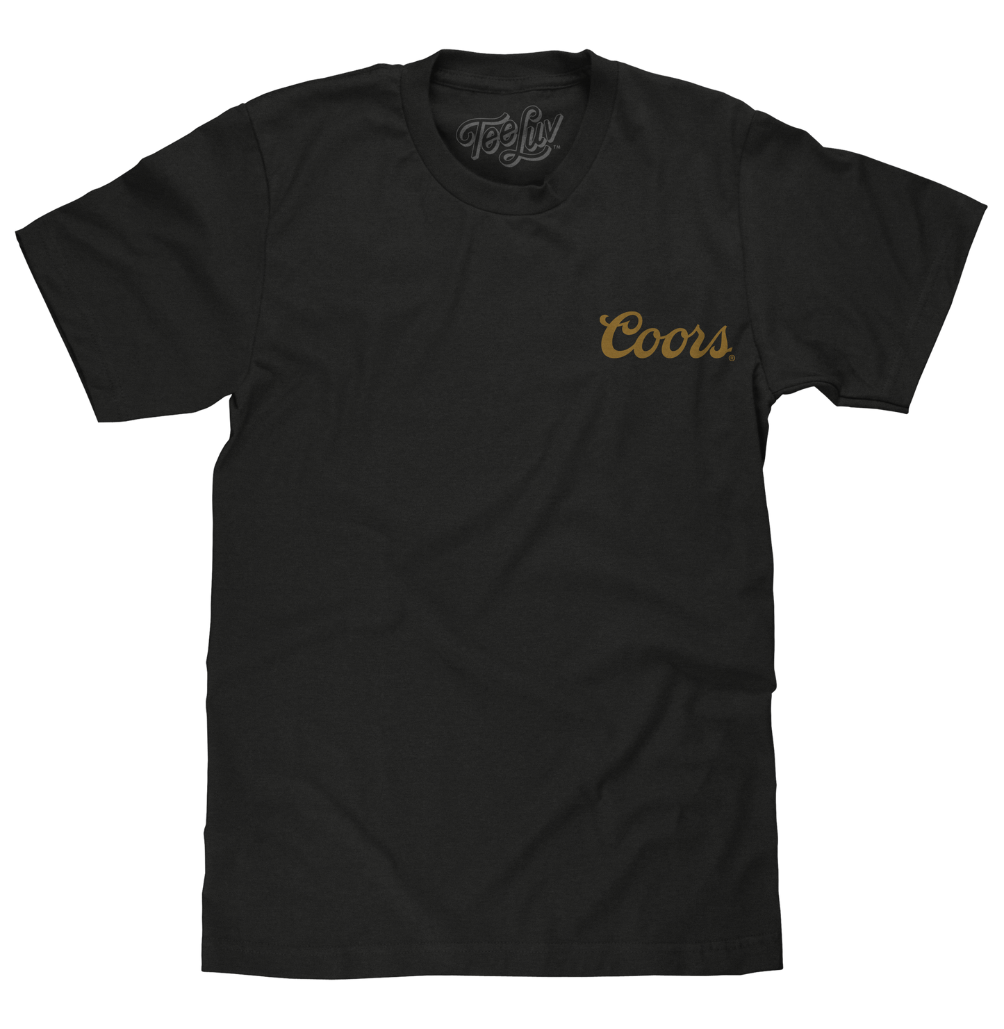Coors Banquet Beer T-Shirt | Double-Sided Brewery Logo | Vintage Black