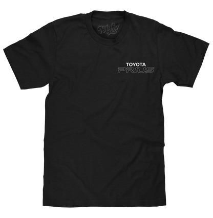 Toyota Prius "Passion for the Planet" T-Shirt | Front & Back Print | Black