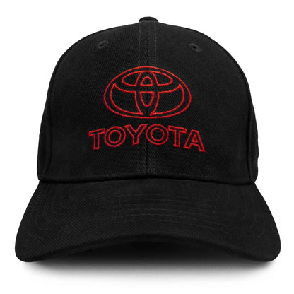 Toyota Oval Emblem Embroidered Baseball Cap | Black