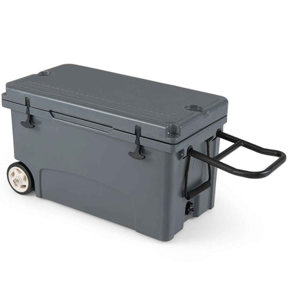 75 Quart Portable Hard Cooler with 6-Day Ice Retention and Wheels