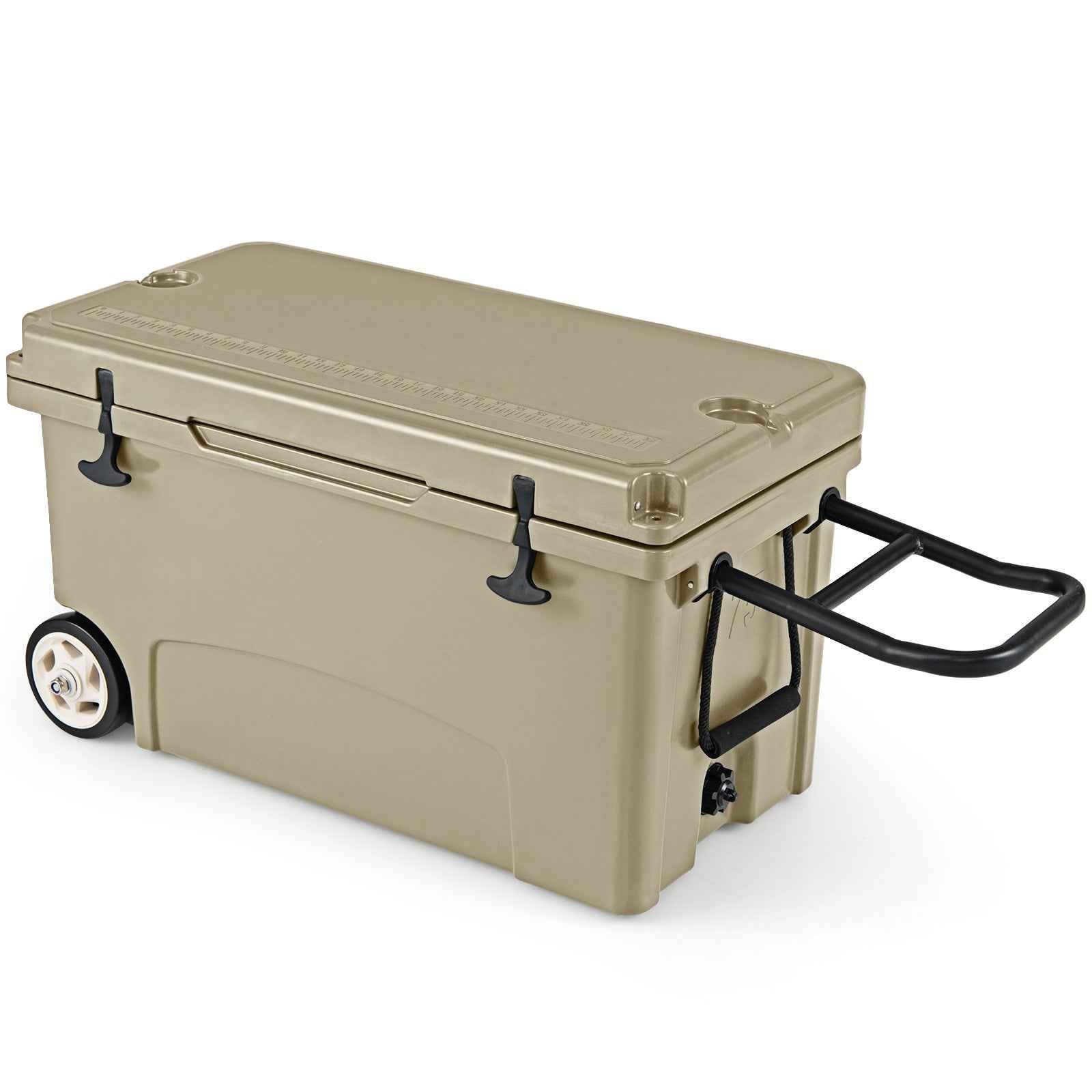 75 Quart Portable Hard Cooler with 6-Day Ice Retention and Wheels