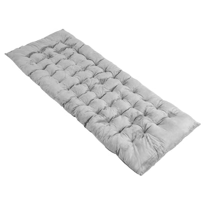 Camping Cot Pad – 75 x 27.5 in. Crystal Velvet with Fixing Straps