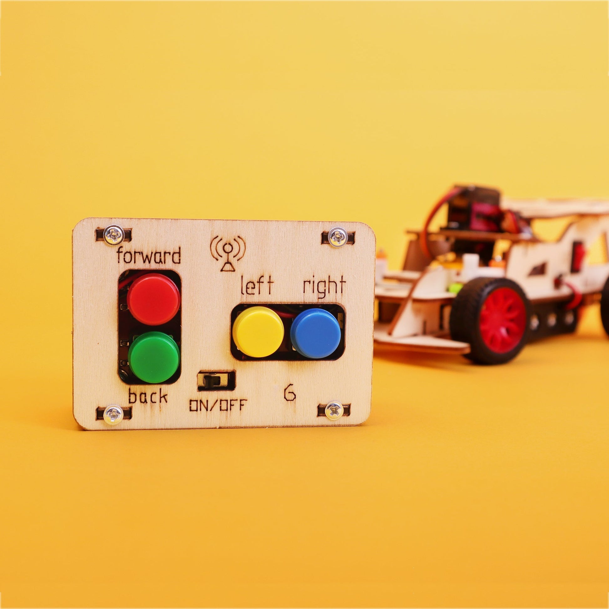Steering RC Car DIY Kit | Advanced STEM Toy for Kids Ages 12+ - Niksstuff