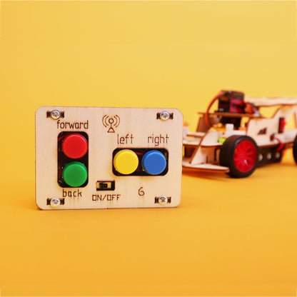 Steering RC Car DIY Kit | Advanced STEM Toy for Kids Ages 12+ - Niksstuff