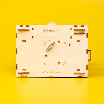 DIY Wooden Ferris Wheel Music Box Kit | Laser-Cut Wood | Rotating Ferris Wheel | 8 Music Options
