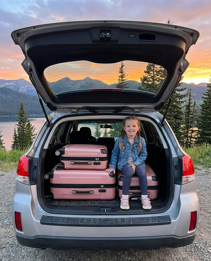3-Piece Hard Shell Luggage Set | 20"/24"/28" | 360° Spinner Wheels | TSA Lock | 9 Colors - Niksstuff