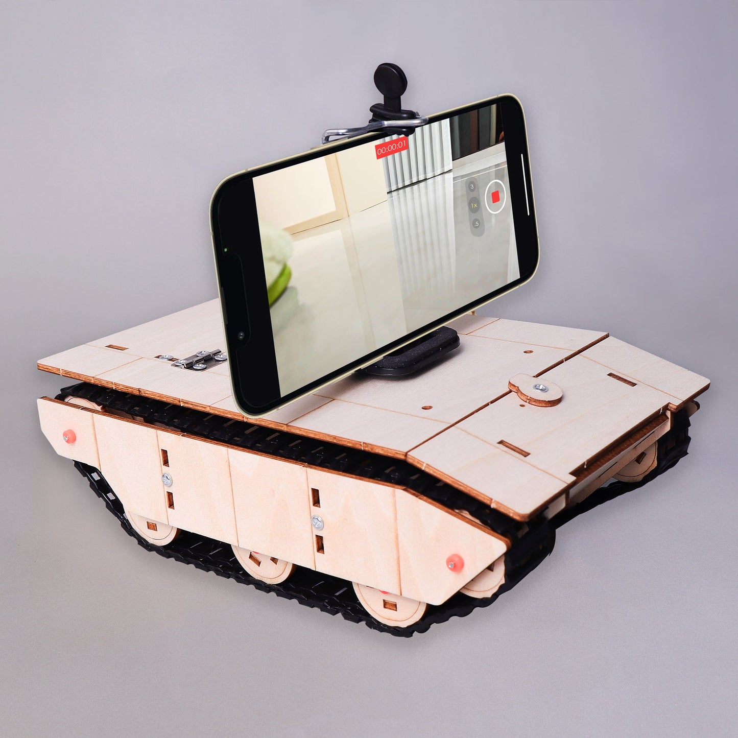 RC TankCam DIY Kit | Battle & Camera Mode STEM Toy for Ages 12+ - Niksstuff