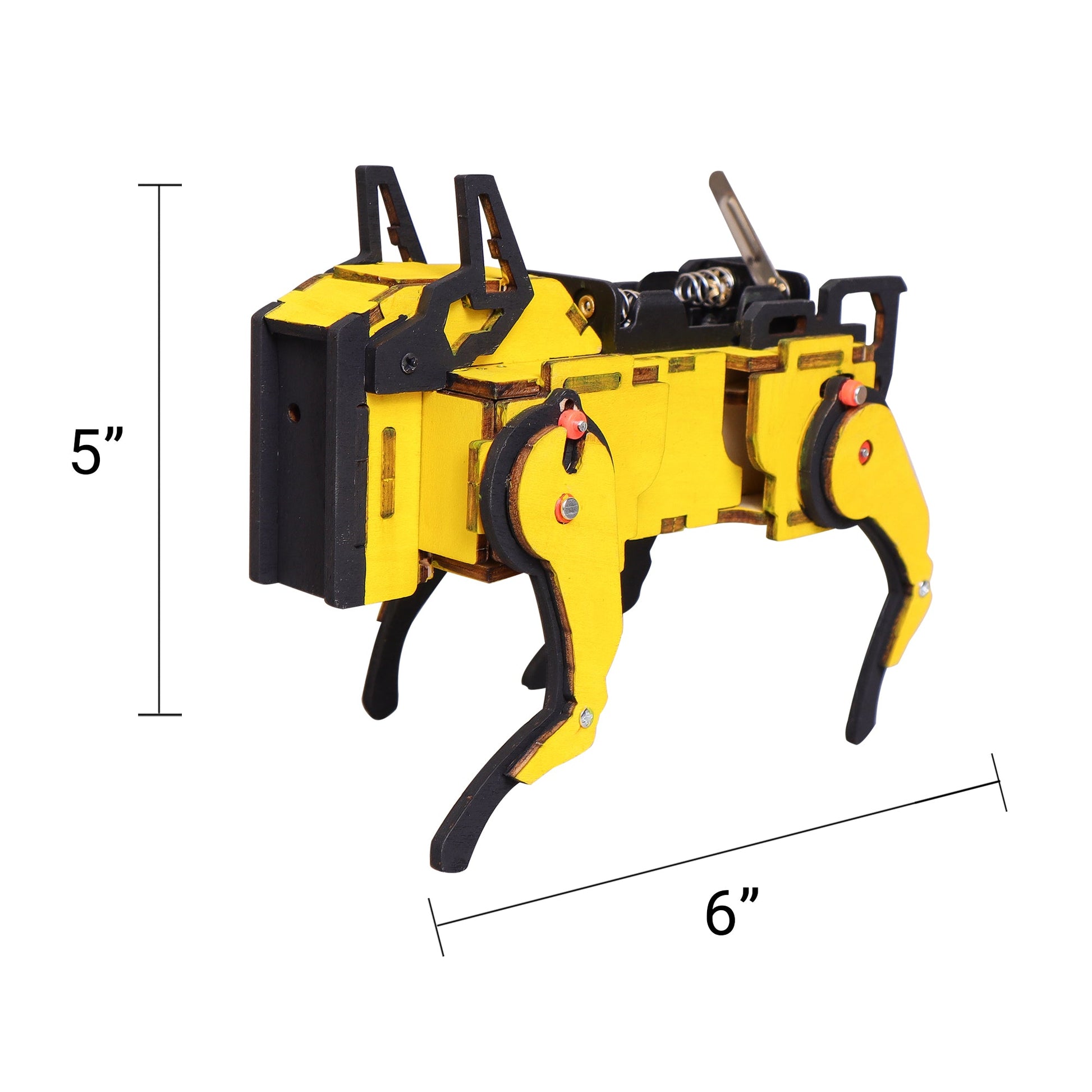 Robot Dog STEM Kit | Sound-Activated DIY Toy for Kids Ages 8+ - Niksstuff