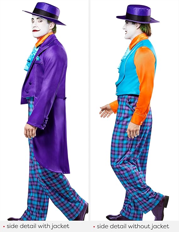 DC Batman 1989 The Joker Deluxe Men's Costume
