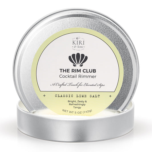 Kiri & Sons Classic Lime Margarita Salt Rimmer – Cocktail Rim Salt | 5oz Tin