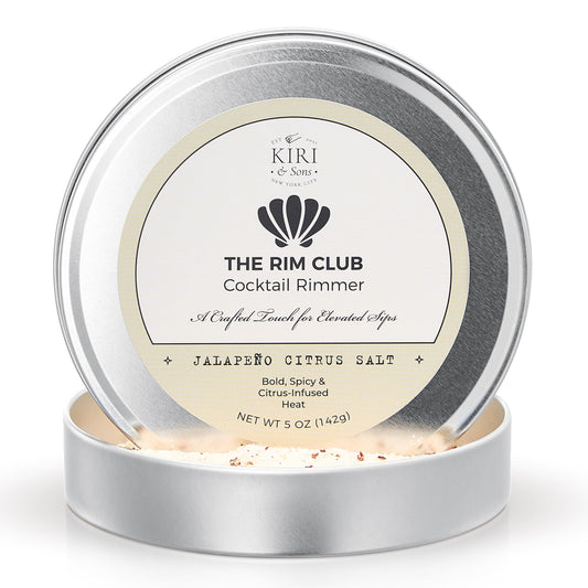 Kiri & Sons Jalapeño Citrus Margarita Salt Rimmer – Spicy Cocktail Rim Salt | 5oz Tin