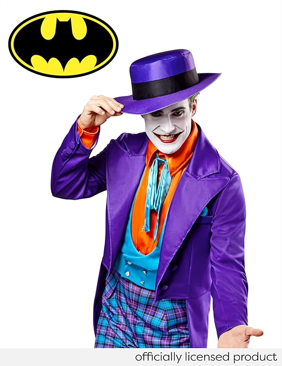 DC Batman 1989 The Joker Deluxe Men's Costume