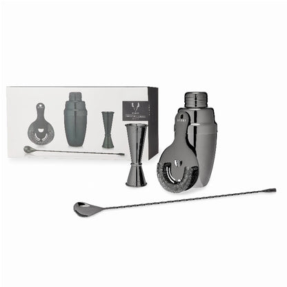 Gunmetal Mixologist Barware Set by Viski - Niksstuff