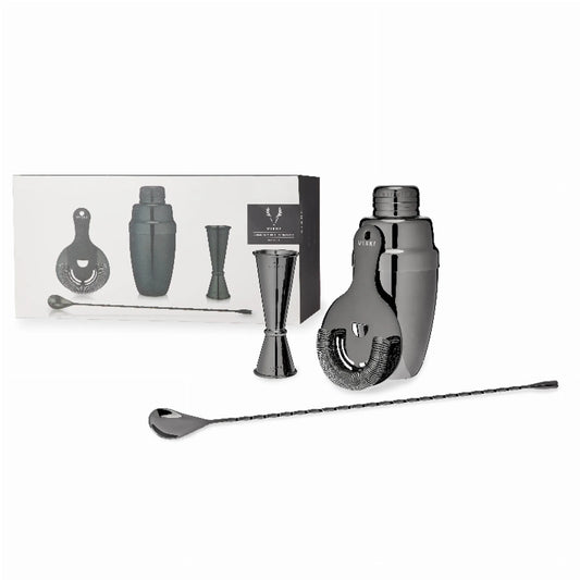 Gunmetal Mixologist Barware Set by Viski - Niksstuff