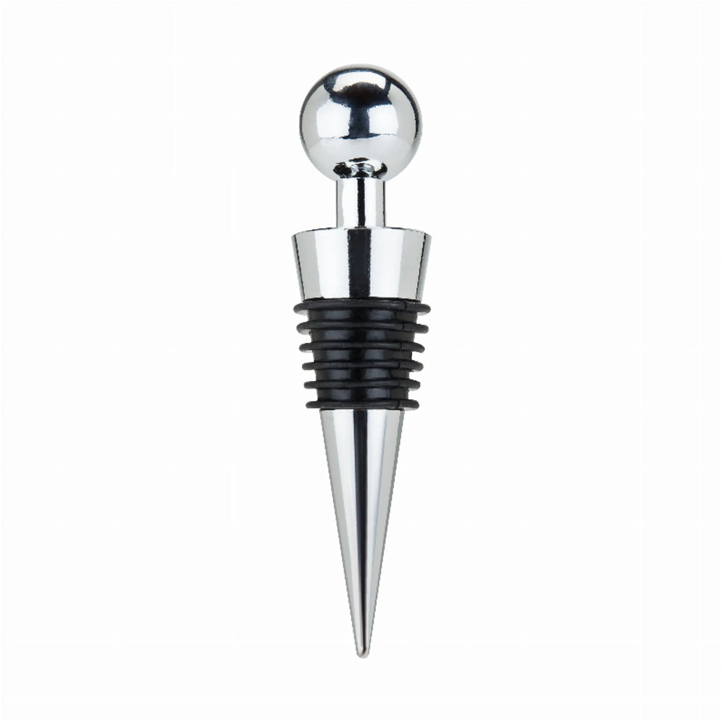 Sphere: Chrome Bottle Stopper