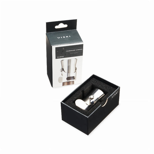 Stainless Steel Heavyweight Champagne Stopper by Viski - Niksstuff