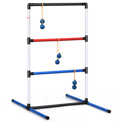 Ladder Ball Toss Game with Bolas, Score Tracker and Carry Bag