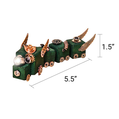 DIY Timber Train Kit | Wooden Train with LED Light & Paint - Niksstuff