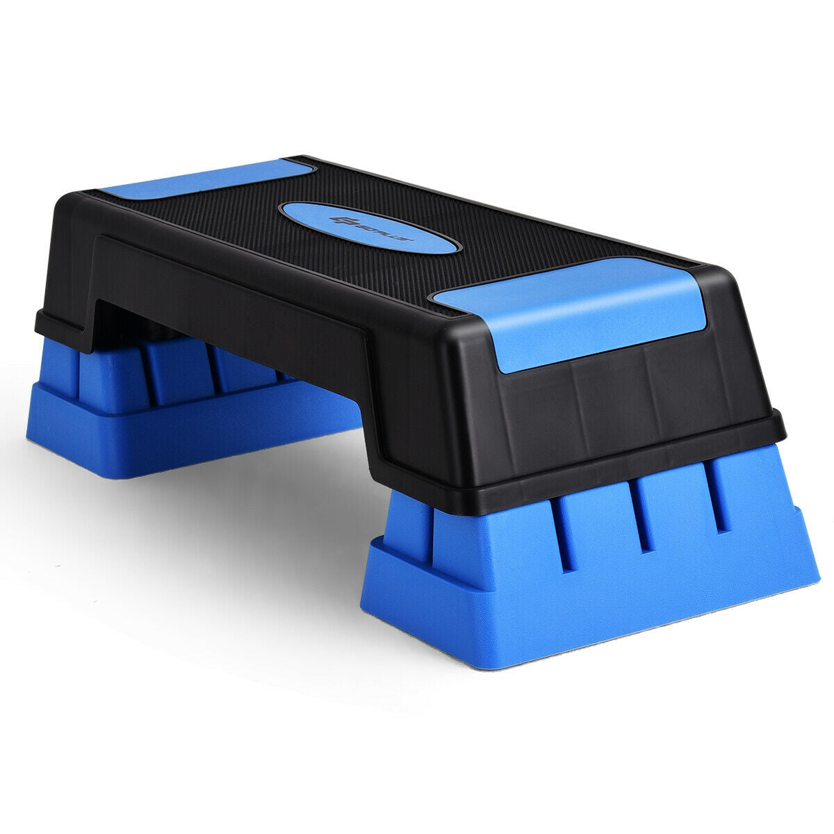 Aerobic Step Platform | 3 Heights: 5", 7", 9" | 330 lb Capacity | Non-Slip | Gray, Purple or Blue