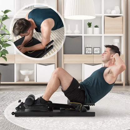 8-in-1 Home Gym Squat Machine | 220 lb Capacity | 9-Level Adjust | Iron Frame | Wheels | Full-Body