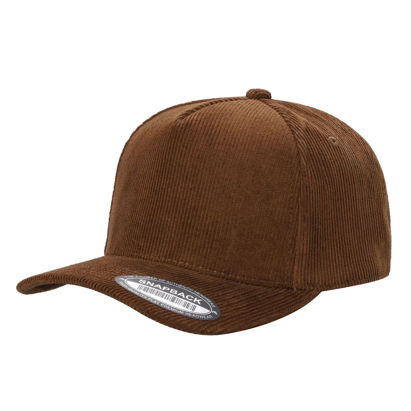 5-Panel Corduroy Snapback Cap | 12 Colors - Niksstuff