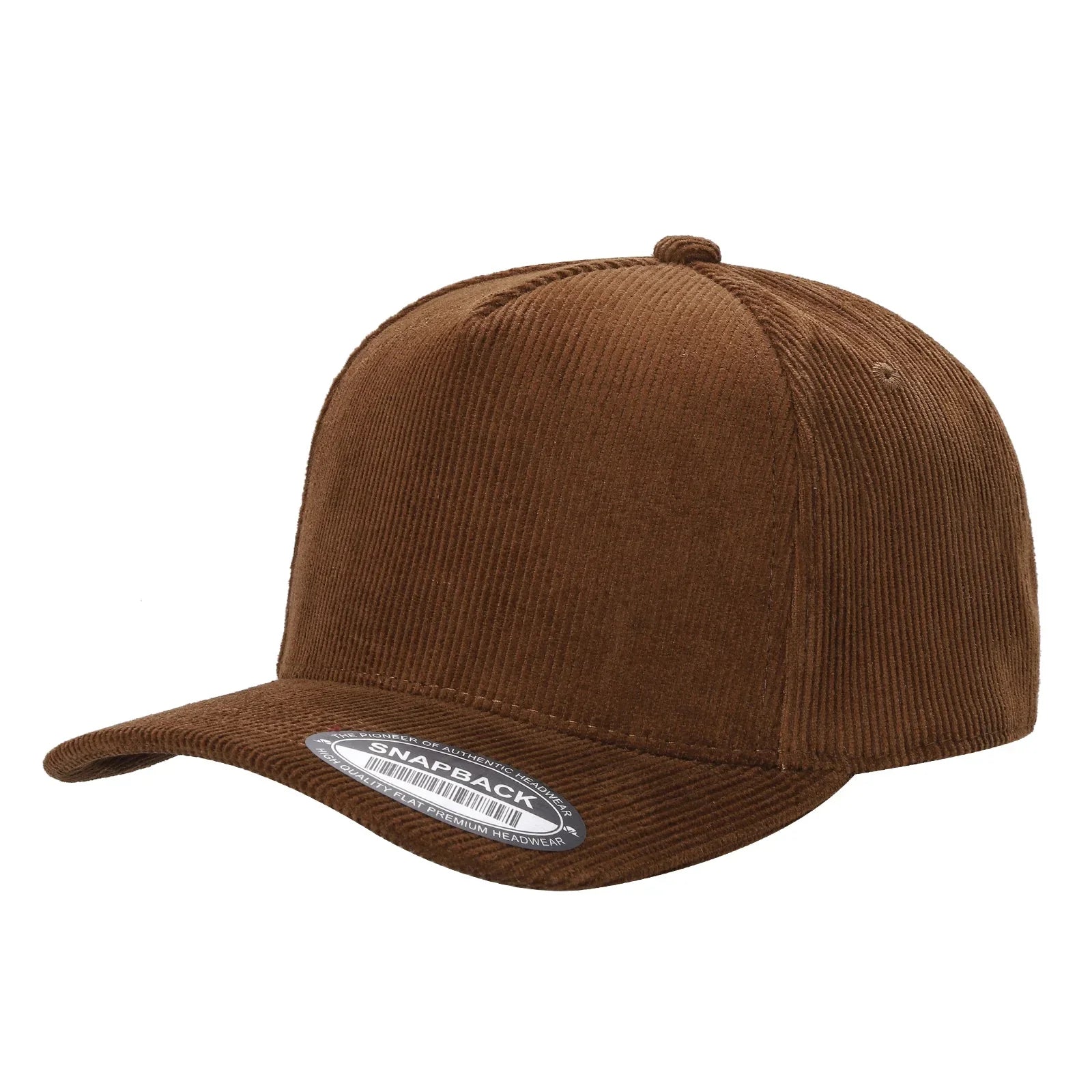 5-Panel Corduroy Snapback Cap | 12 Colors - Niksstuff